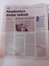 Cumhuriyet Akademi Gazetesi - 30 Ağustos 2017 - ODTÜ Devrim Stadyumu - Evrim Ağacı - Çağrı Mert Bakırcı - Bilim Ve Safsata - Akademiye Darbe Tokadı