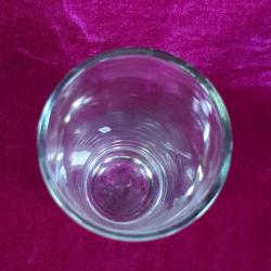 VINTAGE EL YAPIMI KUMLAMA ÇİÇEK DESENLİ SİLİNDİR FORMLU CAM ORKİDELİK VAZO