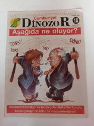 Cumhuriyet Dinazor Mizah Gazetesi - 19 Mart 1997 - Ferhan Şensoy Fotoğrafı - Boris Vian'ın Karısı - Necmettin Erbakan - Tansu Çiller - Yeni Susurluk Komisyonu - Refahyol - Nevruz - Günaydın Dinazor