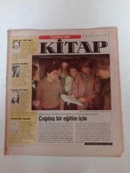 Cumhuriyet Kitap Gazetesi - 30 Mart 1990 - Sayı 8 - Raskolkinov- Sabahattin Ali-  Çağdaş Bir Eğitim İçin - Yasak Aşk Kırık Hayat - Sarısabır Çiçekleri - Beyoğlu Pera İken - Anadoluda Amerika