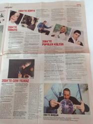 Milliyet Popüler Kültür Gazetesi - 2 Ocak 2004 - Sayı 16 - Volkan Konak - Muhammed Ali Clay-Cem Yılmaz'ın 2004 Kehanetleri - Yılbaşı Eğlencesi Gazinolardan Sokaklara - Devlet Eliyle Umut Ticareti Piyango - Siyasette T.A.T.U Ne Derece Tabu