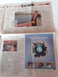 Milliyet İş Ve Yaşam Gazetesi - 30 Mayıs 2008 - Bir Şehrin Dönüşüm Hikayesi Kocaeli - Kocaeli Büyükşehir Belediye Başkanı İbrahim Karaosmanoğlu - Sanayide Yeni Rota Belirleniyor - Pişmaniye - Kandıra Keteni - Karamürsel Sepeti - Hereke Halısı