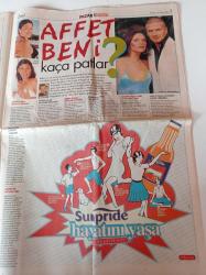 Hürriyet Pazar Gazetesi - 25 Nisan 2004 - Bir Utanç Daha Çocuklara Tecavüz Eden Çocuklar - İbrahim Sadri - Süzme Saf Bey'in Dramı - Reşat Nuri Güntekin Çalıkuşu Romanı - Victoria ve David Beckham
