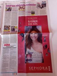 Sözcü Pazar Gazetesi - 20 Aralık 2015 - Ahmet Ağaoğlu Adı Bende Saklı - Son Umut Beren Saat Fotoğrafı - Milli Piyango Mert Fırat'a Çıkarsa Ne Yapacak - Muhteşem Yüzyıl Kösem- Ebru Gündeş