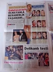 Sözcü Pazar Gazetesi - 2 Şubat 2014 - Burak Sergen Hitler'i Oynamaktan Nefret Ediyorum - Lale Manço'nun Acı Gerçeği 15 Yıldır Borç Ödüyoruz - Barış Manço Fotoğrafı - Burcu Esmersoy Galatasaraylı Olmayanla  Sevgili Olmam