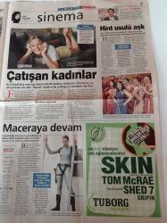 Milliyet Cumartesi Gazetesi - 30 Ağustos 2003 - Hülya Koçyiğit - Fatma Girik -Yeşilçam'a Göre Terminatör Seçilir - Angelina Jolie Yine Lara Croft Olarak Karşımızda - Müjde Ar - Sezen Aksu