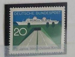 ALMANYA 1970 KIEL KANALININ 50. YILI MNH