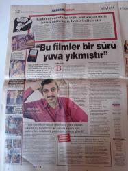 Milliyet Pazar Gazetesi - 14 Kasım 2004 -Hipodromların En Başarılı Jokeylerinden Fuat Çakar -Cem Yılmaz Ve Ömer Faruk Sorak Fotoğrafı - Cihan Demirci Türk Sinemasında Seks Filmleri Furyasını Anlatıyor - G.O.R.A- Bayram Testusu