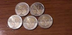 2020 50 KURUŞ 5 Lİ SET ÇİL  TCM 5954