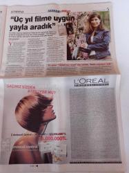 Milliyet Pazar Gazetesi - 18 Nisan 2004 - Yönetmen Yeşim Ustaoğlu - Ece Temelkuran -Radyonun Adı Kırmızı -Haluk Bilginer - Tamer Karadağlı - Zuhal Olcay - Arkası Yarın - 93'lük Maratoncu Singh Yeni Reklam Starı