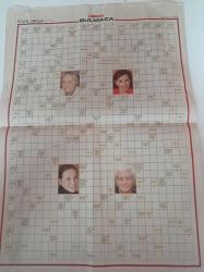 Milliyet Bulmaca Gazetesi - 22 Ocak 2005 -  Büyük Çengel Bulmaca - Zeka Oyunları -Şarkıcı Pamela Fotoğrafı - Münir Özkul - Ediz Hun - Perihan Savaş - Nur Sürer - Ekrem Bora - Uzman Bulmaca - Mozaik Bulmaca - Sözcük Yerleştirmece