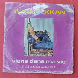Plak Kabı (Sadece Kapak): Ajda Pekkan - Viens Dans Ma Vie / Face A Face Avec Moi