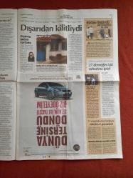Cumhuriyet Gazetesi 10 Ekim 2011-Ersin Özince-Ergene Nehri kanser akıyor- İş Dünyası Savaş Sözünden Ürker,Erdoğan Evinde Taziyeleri Kabul Etti,İs Dünyası Riski Sevmez,Aston Martin Virage İstanbul'da,Gündem Futbol Değil Hiddink,Süper Kupa Eczacıbaşı'nın,Podolski Aslan Oluyor