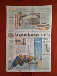 Cumhuriyet Gazetesi 10 Ekim 2011-Ersin Özince-Ergene Nehri kanser akıyor- İş Dünyası Savaş Sözünden Ürker,Erdoğan Evinde Taziyeleri Kabul Etti,İs Dünyası Riski Sevmez,Aston Martin Virage İstanbul'da,Gündem Futbol Değil Hiddink,Süper Kupa Eczacıbaşı'nın,Podolski Aslan Oluyor