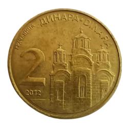 Sırbistan 2 Dinar, 2012