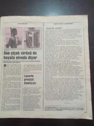 Cumhuriyet Bilim Teknik Gazetesi - 18 Temmuz 1992 - Sayı 278 - 14 Bin Yıllık Resimler-Düşlerdeki Molekülün Keşfi - Türkiye'nin Havası Mı Değişti - Doğalgaz Milyonlarca Yıllık Sabrın Ürünü - Son Çiçek Virüsü De Hayata Elveda Diyor