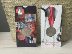 Rusya - 2020 - 25 Ruble Korona / Corona 2 li Hatıra Para (Beyaz & Kırmızı)  - Özel Föyünde