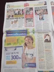 Milliyet Cadde Gazetesi - 29 Nisan 2014 - Sermiyan Midyat Fotoğrafı - Cem Yılmaz - Yılmaz Erdoğan - Betül Demir'den Yeni Single - Amber Heard Güzeller Listesi İlk 10'da - Serenay Sarıkaya - Çağatay Ulusoy