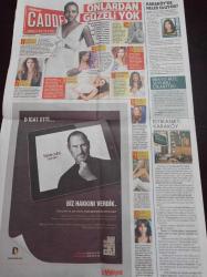 Milliyet Cadde Gazetesi - 29 Nisan 2014 - Sermiyan Midyat Fotoğrafı - Cem Yılmaz - Yılmaz Erdoğan - Betül Demir'den Yeni Single - Amber Heard Güzeller Listesi İlk 10'da - Serenay Sarıkaya - Çağatay Ulusoy