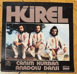 DİKKAT! BASKI KAPAKTIR, KOLEKSİYON DEĞERİ YOKTUR * ÜÇ HÜR EL - CANIM KURBAN / ANADOLU DANSI * 7