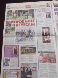 Milliyet Cadde Gazetesi - 30 Eylül 2013 - Kıvanç Tatlıtuğ Sevgilisi İçin Kebapçı Açtırdı - Oktoberfest Ama Türk İşi - Maçkada Hipster Cenneti - Hande Yener