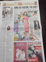 Milliyet Cadde Gazetesi - 30 Eylül 2013 - Kıvanç Tatlıtuğ Sevgilisi İçin Kebapçı Açtırdı - Oktoberfest Ama Türk İşi - Maçkada Hipster Cenneti - Hande Yener