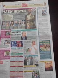 Milliyet Cadde Gazetesi - 30 Eylül 2013 - Kıvanç Tatlıtuğ Sevgilisi İçin Kebapçı Açtırdı - Oktoberfest Ama Türk İşi - Maçkada Hipster Cenneti - Hande Yener
