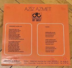 DİKKAT! BASKI KAPAKTIR, KOLEKSİYON DEĞERİ YOKTUR * AZİZ AZMET - ONBEŞİNDE ALDIM SAZI / HARAM * 7