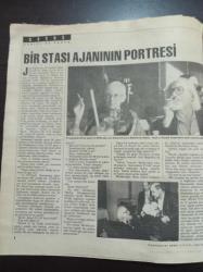 Cumhuriyet Dergi Gazetesi - 12 Eylül 1993 - Sayı 390 - Güle Güle Erdal İnönü -Casus Mühendisler - Steven Spielberg - Jurassic Park - Rock'n Roll Kazaları - Kentlerde Yapay Dağlar - Şalom Filistin