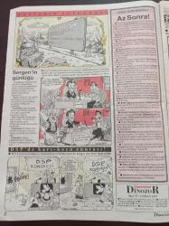 Cumhuriyet Dinazor Mizah Gazetesi - 2 Nisan 1997 - Ferhan Şensoy - Tansu Çiller - Mesut Yılmaz - Bülent Ecevit - Mahya Babaları - Yoldaş Oturan Boğa - Susurluk - - Demokratik Sol Parti Kongresi