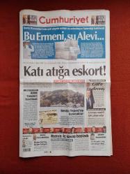 Cumhuriyet Gazetesi 16 Nisan 2014 Katı Atığa Eskort,Rusya: İç Savaş Başladı,AKP'de Gül'e Direniş De Var,TIR Savcılarına Geçici Sürgün,E-Bilet Paso Eziyeti,Para Değil Karakter Önemli,Galatasaray-Fenerbahçe Anlaştı