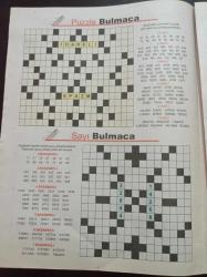 Hürriyet Bil Bulmaca Gazetesi - 11 Nisan 2009- Puzzle Bulmaca - Sayı Bulmaca - Mozaik Bulmaca - Zincir Bulmaca - Hümeyra Fotoğrafı - Kare Bulmaca - Sudoku
