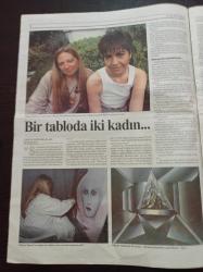 Cumhuriyet Dergi Gazetesi - 29 Eylül 1996 - Sayı 549 - Tanrıçalara Ne Olacak - Çatalhöyük - Anaerkil Yapı - Fransız Sineması - Aşka Evet De Ya Nefret- Giysinin Altında Çırılçıplak - Ressam Gülgün Haksal Ve Selva Genç Fotoğrafı