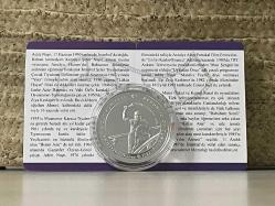 2022 - Adile Naşit Hatıra Parası - Geleneksel Türk Tiyatrosu - Gümüş Sertifikalı - Çil kondisyon
