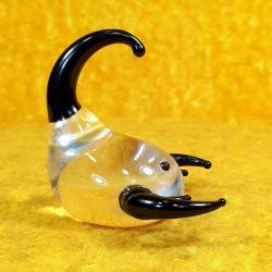 VINTAGE AVRUPA EL YAPIMI AKREP CAM BİBLO