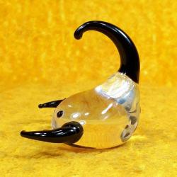 VINTAGE AVRUPA EL YAPIMI AKREP CAM BİBLO