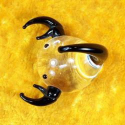 VINTAGE AVRUPA EL YAPIMI AKREP CAM BİBLO