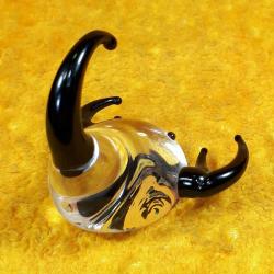 VINTAGE AVRUPA EL YAPIMI AKREP CAM BİBLO