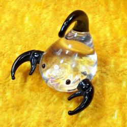 VINTAGE AVRUPA EL YAPIMI AKREP CAM BİBLO