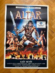 ALTAR * SAİT SEYİT * REMZİ JÖNTÜRK * FANTASTİK YEŞİLÇAM * 1985 * ORİJİNAL SİNEMA FİLM AFİŞİ / POSTER * 70 x 100 CM