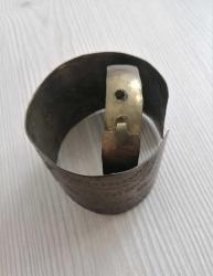 El işi Otantik Bilezik Gerçek Vintage Pirinç Osmalı Takı NO 85