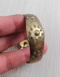 El işi Otantik Bilezik Gerçek Vintage Pirinç Osmalı Takı NO 85