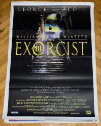 THE EXORCIST III * ŞEYTAN 3 * WILLIAM PETER BLATTY * 1990 * ORİJİNAL SİNEMA FİLM AFİŞİ / POSTER * 70 x 100 CM