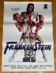 FRANKENSTEIN ALL'ITALIANA - FRANKENSTEIN ITALIAN STYLE * GENÇ FRANKENŞTAYN * ARMANDO CRISPINO * 1975 * ORİJİNAL SİNEMA FİLM AFİŞİ / POSTER * 70 x 100 CM