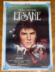 LEGEND * EFSANE * TOM CRUISE * TIM CURRY * RIDLEY SCOTT * 1985 * ORİJİNAL SİNEMA FİLM AFİŞİ / POSTER * 70 x 100 CM