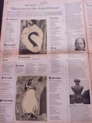 Cumhuriyet 2 Gazetesi - 6 Kasım 1993 - Sayı 24867- Karun Hazinesi Geldi Diğerleri Ne Olacak - Anıtlar Ve Müzeler Genel Müdürü Engin Özgen - Hamsinin Kılçığını Yemeyin- Şiir Atlası - Cevat Çapan - Ömer Seyfettin Öykü Yarışması
