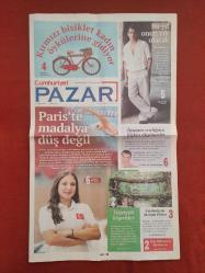 Cumhuriyet Pazar Gazetesi 25 Eylül 2022 Paris'te Madalya Düş Değil,Bu Yıl Onun Yılı Olacak,İnsanlığı Yaşama Bağlayan Köprüler,İki Farklı Dünya: Hacı Bektaş ve Mevlana,Civan Canova Anısına: Atatürk'ün Sanat Devrimi,Hepsi Birer Kahraman,Her Şey Altın İçin