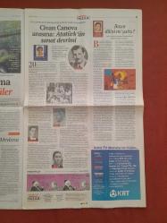 Cumhuriyet Pazar Gazetesi 25 Eylül 2022 Paris'te Madalya Düş Değil,Bu Yıl Onun Yılı Olacak,İnsanlığı Yaşama Bağlayan Köprüler,İki Farklı Dünya: Hacı Bektaş ve Mevlana,Civan Canova Anısına: Atatürk'ün Sanat Devrimi,Hepsi Birer Kahraman,Her Şey Altın İçin