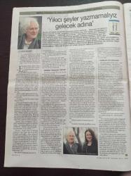 Cumhuriyet Kitap Gazetesi - 2 Nisan 2009 - Sayı 998 - Melisa Gürpınar El Yılları Kitabı - Alper Akçam Anadolu Rönesansı-- Don Kişot - Miguel De Cervantes - Enis Batur
