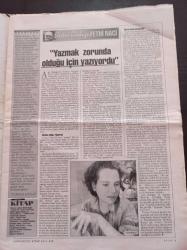 Cumhuriyet Kitap Gazetesi - 4 Mart 1999- Sayı 472 - Sözden Dile Açılan Kırk Yıl Melisa Gürpınar Fotoğrafı - Eleştiri Günlüğü Aslı Erdoğan'ın Yapıtlarını Değerlendiriyor- Gürsel Aytaç - Celal Üster Yeryüzü Kitaplığı